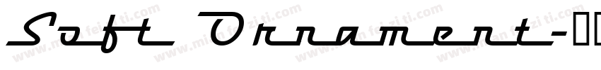 Soft Ornament字体转换